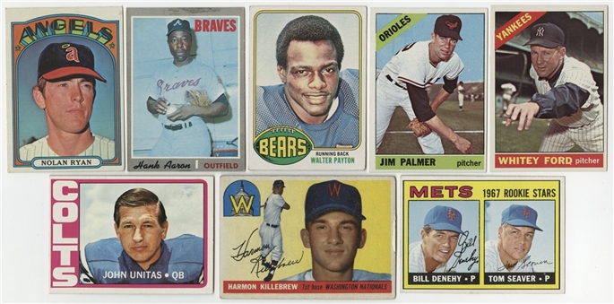 1950s-1990s Topps and Assorted Brands Multi-Sports Collection (600+) Including Many Hall of Famers